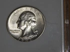 1946-S Washington Quarter   Near Gem BU  silver slabbed ungraded