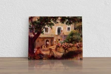 Pierre-Auguste Renoir "The Farm" Canvas Print Wall Art Home Decor