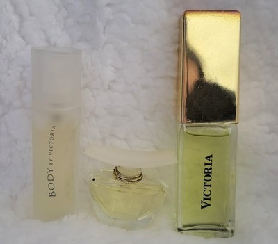 RARE HTF VICTORIA,  BODY BY VICTORIA VICTORIA'S SECRET,  DAZZLING GOLD PERFUMES