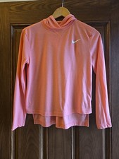 Nike Girls Lightweight Hooded  Shirt. Size XL Kids. Pink. Good Condition.