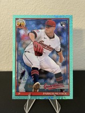 2026 Topps Series 1 Silver Pack PARKER MESSICK RC Chrome Aqua Refractor  /199