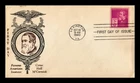 US COVER CYRUS HALL MCCORMICK FAMOUS AMERICANS FDC SADWORTH CACHET ADDRESSED