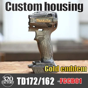Makita Kai Impact Driver Custom Housing pour TD172-FCCB01 Tissage de la plaine de carbone nouveau