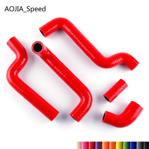 For 1996-2012 1999 Aprilia RS125 RS 125 Silicone Radiator Coolant Hose Kit Red - Picture 2 of 14