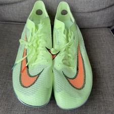 Nike Air Zoom Victory Track Shoes Volt Green Orange CD4385-700 Mens Size 12