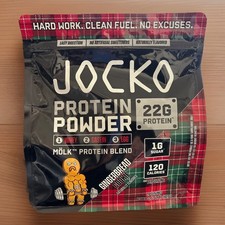 Jocko Protein Powder Mölk 22G Protein Blend-Gingerbread Cookie Flavor-2lbs 13.75 per gallon