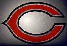 CHICAGO BEARS Embroidered Iron/Sew On Patch 3.5"X 2.25" SHIPPED FROM USA
