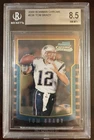 2000 BOWMAN CHROME TOM BRADY #236 ROOKIE CARD BGS 8.5 NM-MT+ PATRIOTS GOAT RC