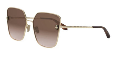 Bvlgari BV40009U 33F 62 Metal Matte Gold Gradient Brown Sunglasses Bulgari