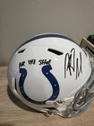 RILEY LEONARD signed INDIANAPOLIS COLTS Full Size Replica Helmet