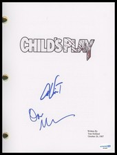 Don Mancini & Alex Vincent "Child's Play" AUTOGRAPH Signed Script Screenplay