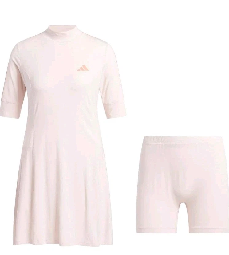 ADIDAS ABITO DA GOLF DONNA WONDER QUARTZ MADE WITH NATURE TAGLIA S NUOVO CON ETICHETTE 110$