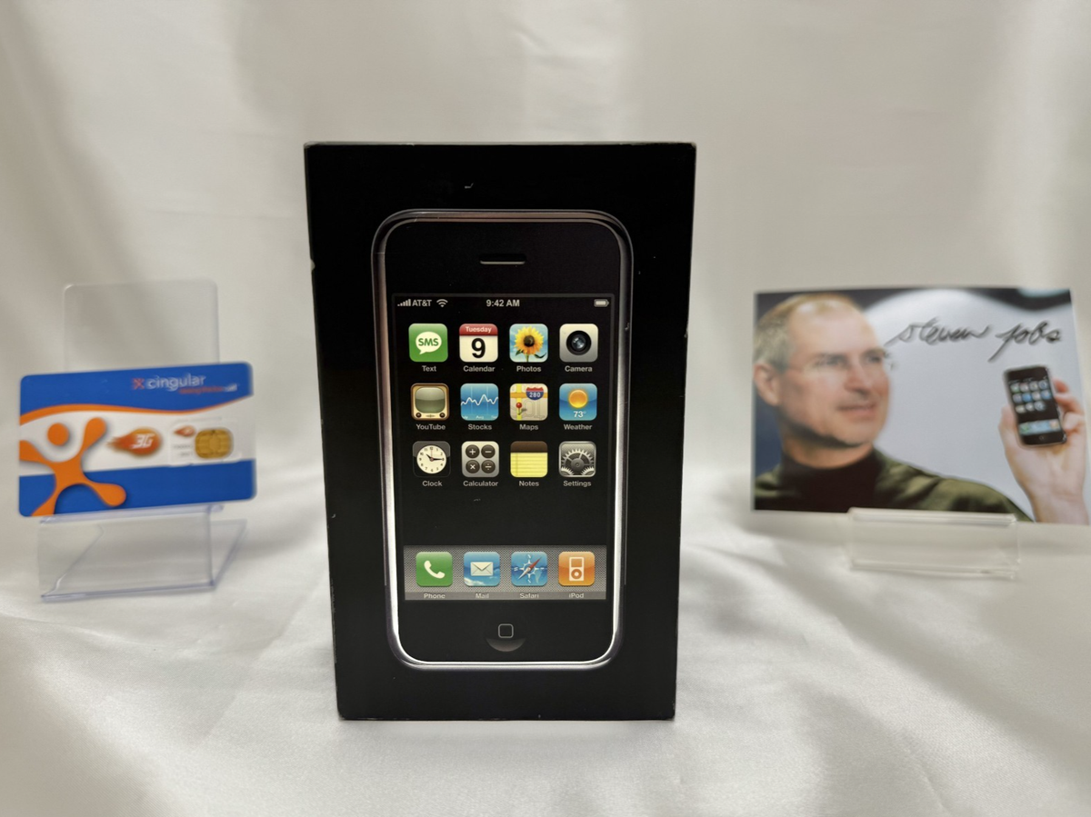 iPhone 2G 4GB 動作品 日本未発売　初代 第1世代 A1203 Apple iPhone 1st Generation 2G 4GB AT&T A1203 (GSM) iOS 1.0 | eBay