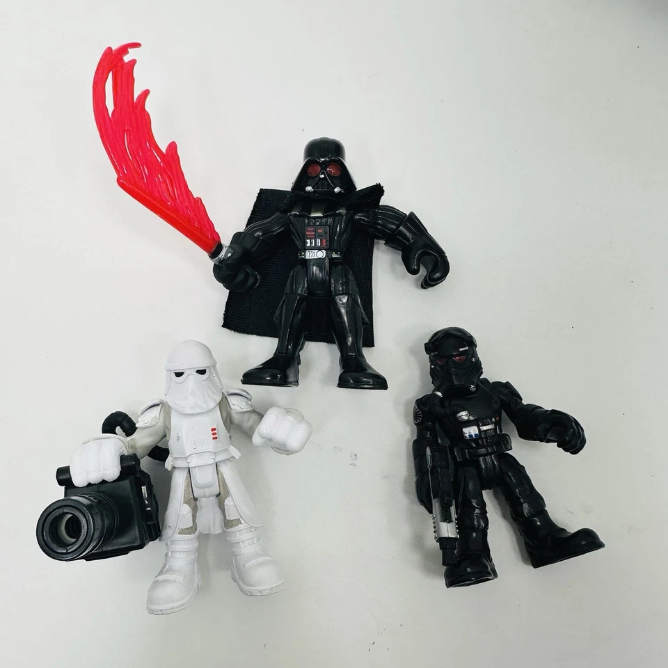 LOTE de 6 bonecos Playskool Millennium Falcon e Star Wars 2011 Hasbro - Imagem 4 de 4