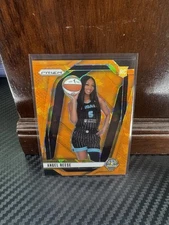 2024 Panini Prizm WNBA Angel Reese Orange Cracked Ice Variation #147 RC