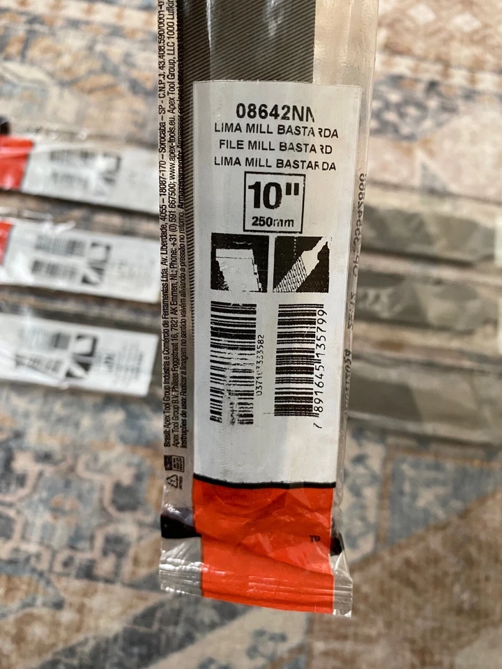 (4) CRESENT NICHOLSON 10" Mill Single Cut Bastard File Sharpen Mill Circular Saw - Image 3 of 4