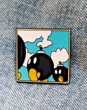 BOB OMB "SUPER MARIO BROTHERS"- ENAMEL /LAPEL/ BROOCH PIN-NIP-NEXT DAY SHIPPING