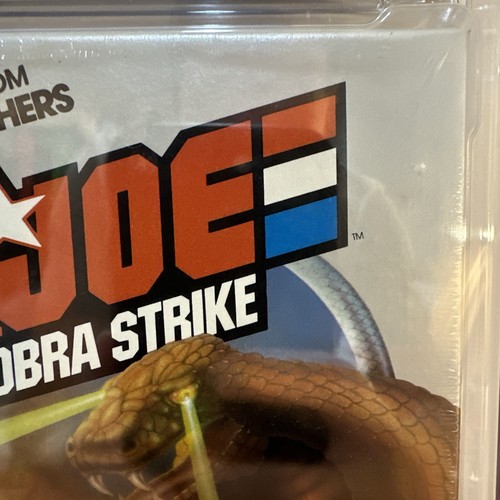 G.I. JOE COBRA STRIKE CGC 9.2 ATARI 2600 1983 BACK OF BOX ASSEMBLED UPSIDE-DOWN - Picture 7 of 15