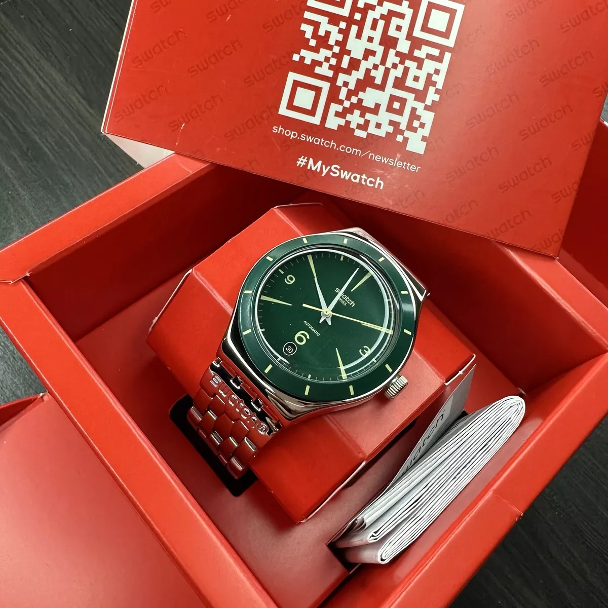 Automatic dial watch hot sale