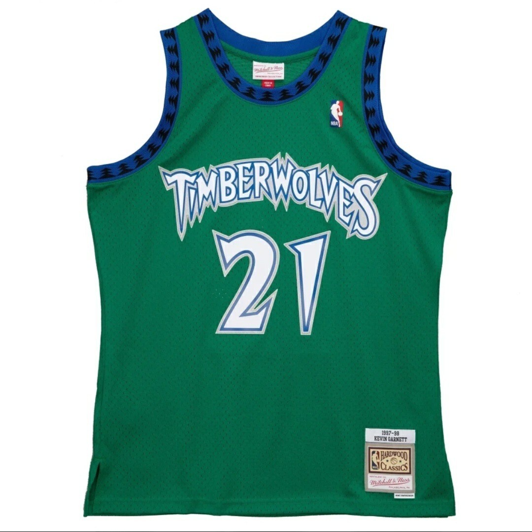Minnesota Timberwolves 1997-98 サイズ M Men's Mitchell & Ness Kevin Garnett White Minnesota