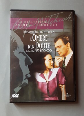 DVD DER SCHATTEN EINES ZWEIFELS - Joseph COTTEN / Teresa WRIGHT - Alfred HITCHCOCK