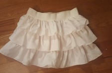Girl Size 7 Ivory Ralph Lauren Tiered Skirt