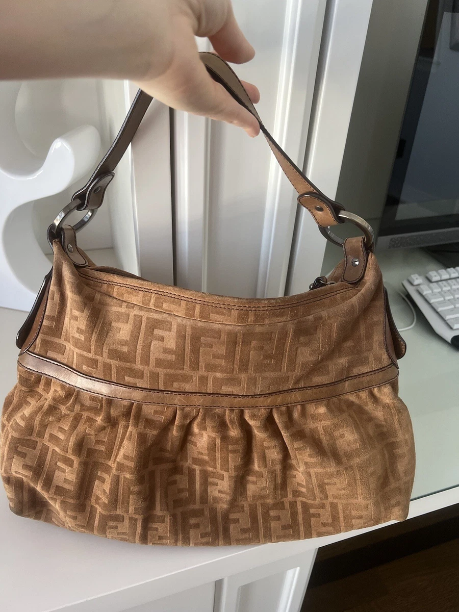 Brown Fendi Zucca Handbag