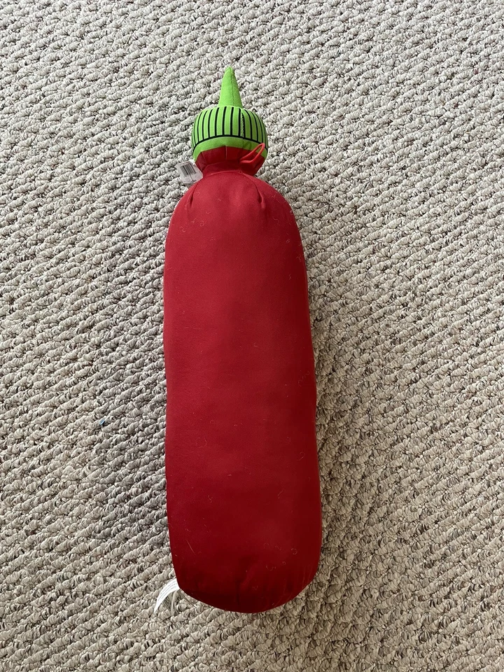 Мягкая бутылочная подушка Sriracha - большая - Изображение 2 из 2