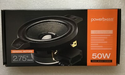 NEW PAIR POWERBASS OE-275GM GM & GMC Direct Fit OEM 2.75'' Speakers