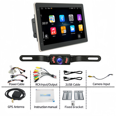 10'' Double Din Car Stereo Carplay Android 14 GPS Navi for Ford F-150 XLT 2008 ..