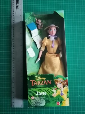Disney Tarzan Jane Puppe 1999 von Mattel NOCH IM KARTON. TOP ZUSTAND.