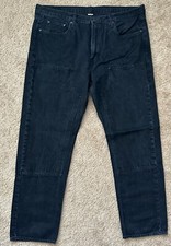 Filson Bullbuck Double Front Jeans Rare Black MiUSA 40x34 Fits 38