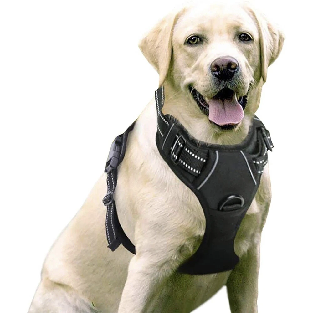 Dog Harness Front Clip Pet Vest w/Handle Easy Control Outdoor Walking Traning US