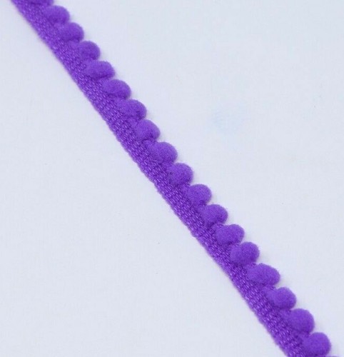 FCL Pom Pom 3M 5 MM Mini Pearl Trim Sewing Craft Bobble Fringe Pompom - Picture 37 of 99