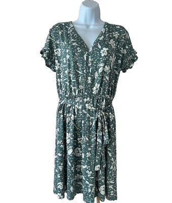 french grey floral dress Augusta Dress main image 1