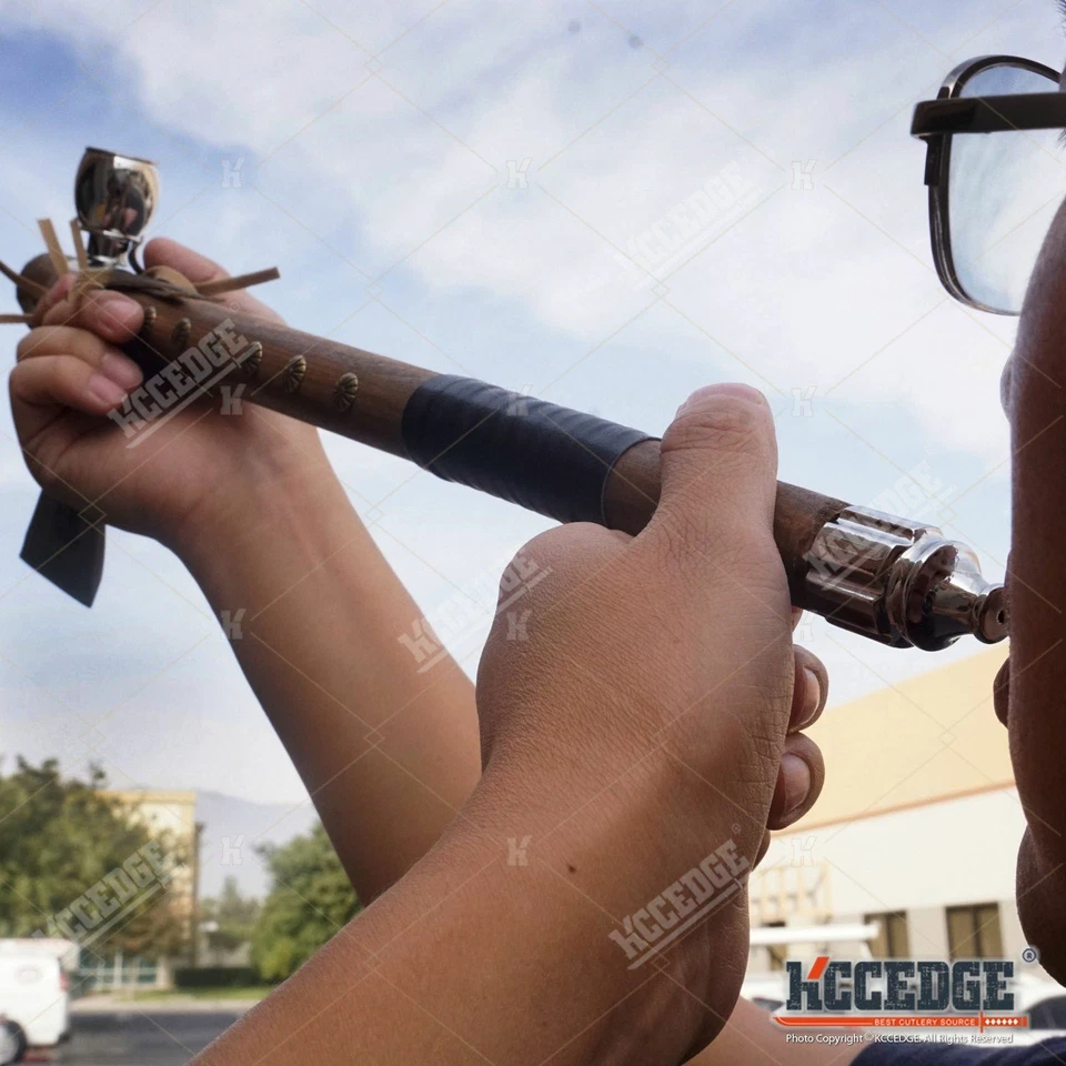 19" NATIVE AMERICAN PEACE PIPE TOMAHAWK Replica HATCHET with Functional Pipe - Image 2 of 4