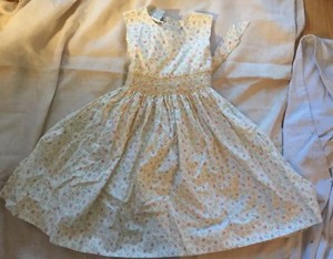 tea party smocked dress
