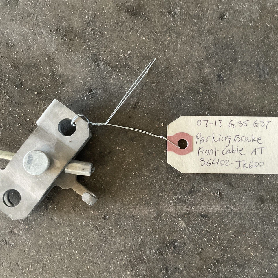 Conjunto de cable de freno de estacionamiento delantero Infiniti G35 AT 07-17 36402-JK600 Foto 2 de 4