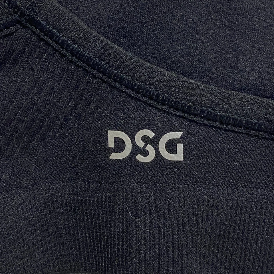 Sujetador DSG Niñas Sin Costuras Halter Tirantes Negro Puro DAG10121 Nuevo Traje de Baño Foto 3 de 4