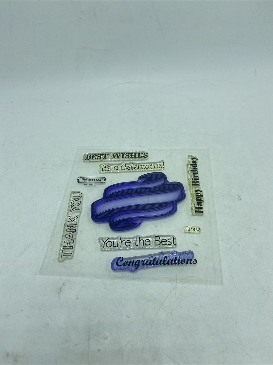 CTMH Close To My Heart Stamps My Acrylix B1438 