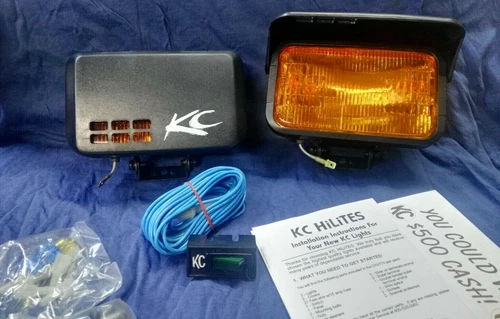 NOS Jurassic Park Jeep Wrangler KC Fog Light Set #570