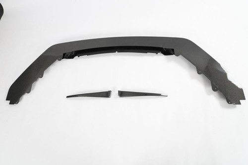 For Jaguar F-Type Base 2-Door 2017-20 REAL CARBON Front Bumper Lip Spoiler Chin  - Picture 6 of 12