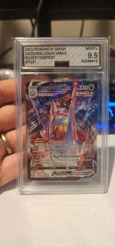 2022 Pokemon Silver Tempest: Full Art Duraludon Vmax TG21/TG30 PSA BGS AGS 9.5