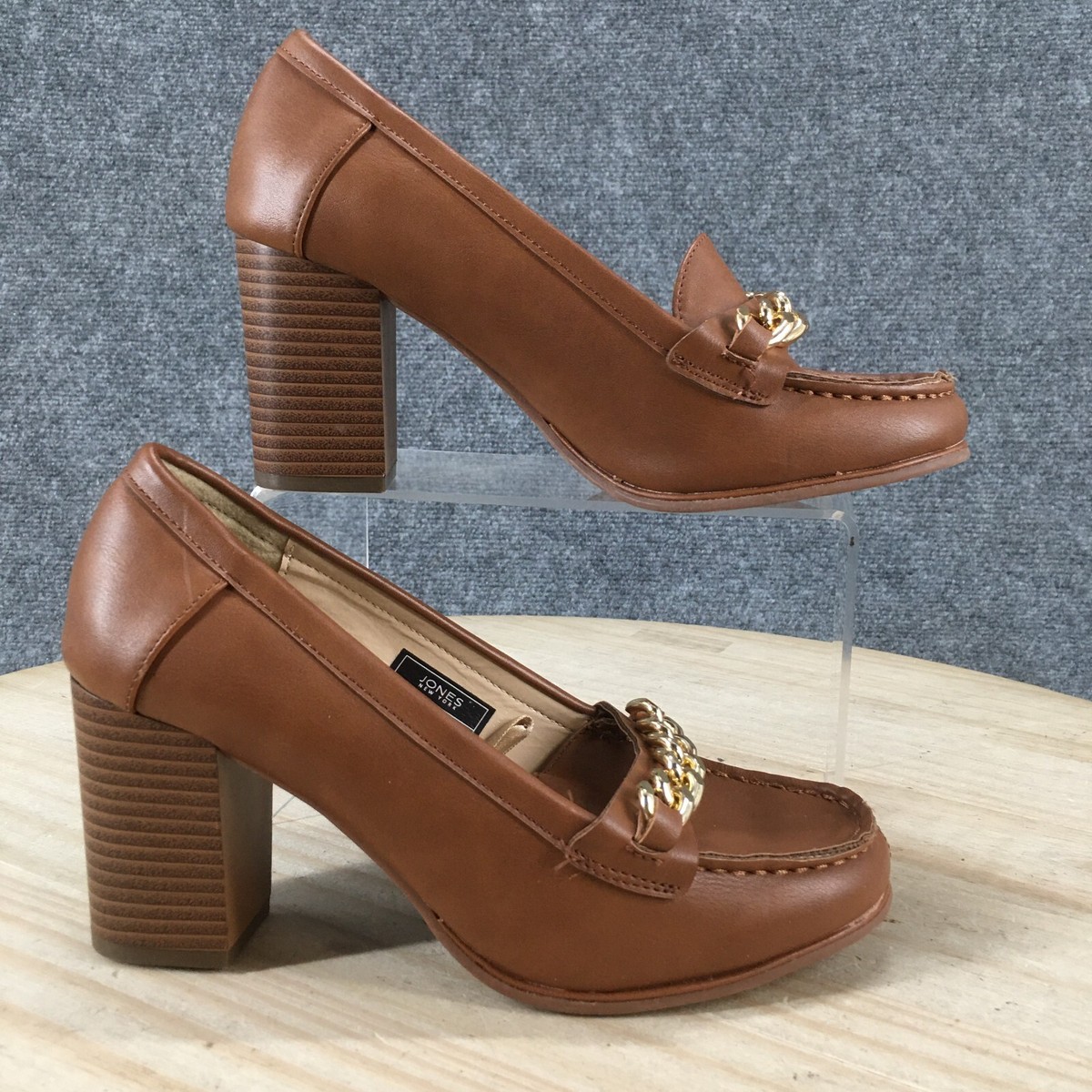 Jones New York Heels Womens 5.5 M Cyri Slip On Loafer Pumps