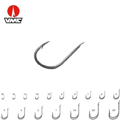 Promo : 50 Hameçons VMC 9291 NI - Taille 14 - Neufs - Pêche Mer Et Rivière