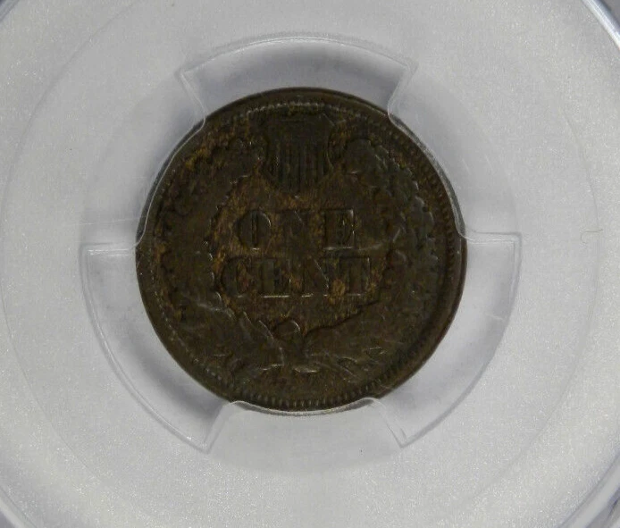 1877 INDIAN HEAD CENT ~ TOPS OF ALL LETTERS IN "LIBERTY" " PCGS VG10! - Image 3 of 4