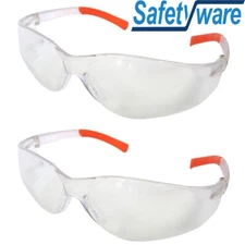 x2 Safetyware Atlas Clear Anti Fog Scratch Resistant Work Safety Glasses Goggles