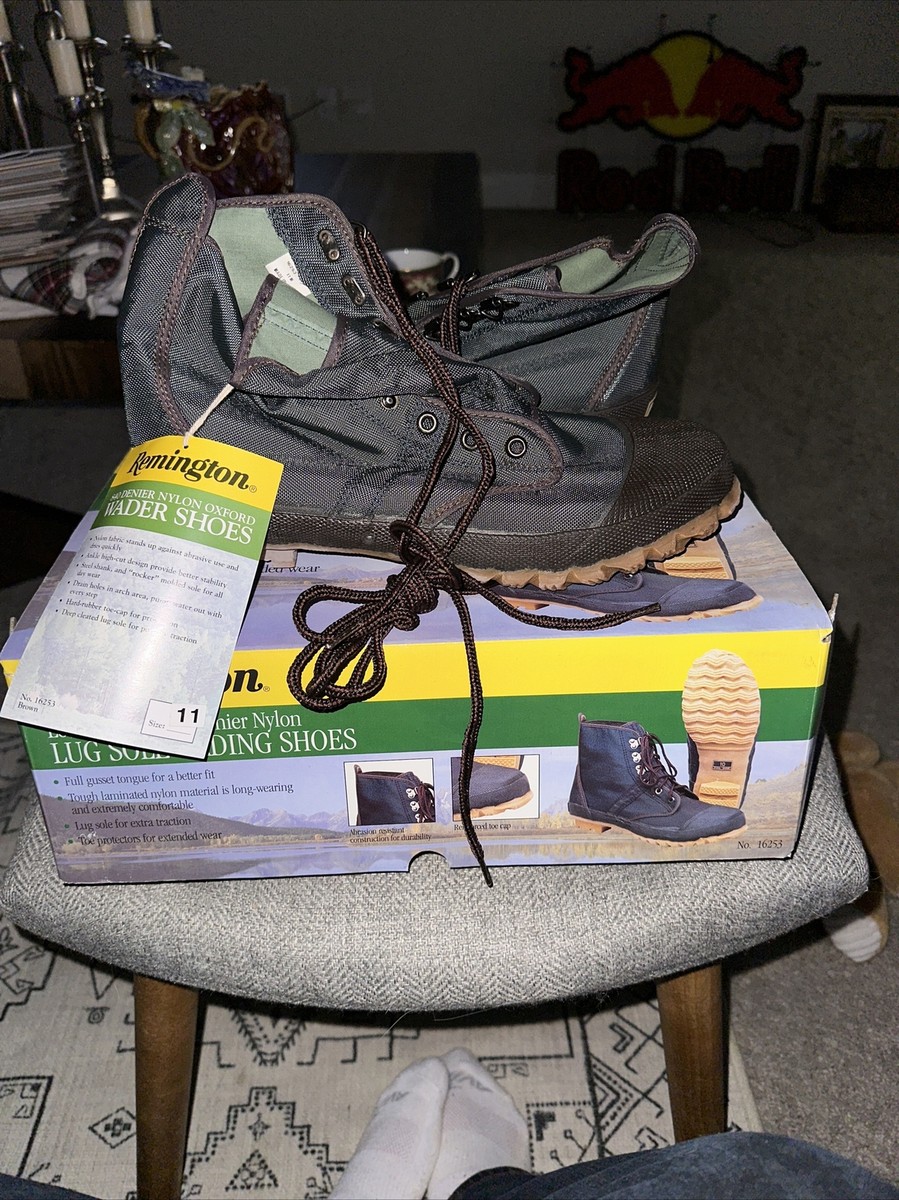 Remington men's 840 Denier Nylon Oxford Wader shoes w/ Lug Soles