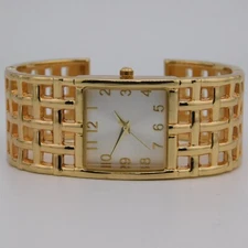 ACCUTIME WATCH CORP. 3011LWM Quartz Analog Women's Watch Sz. 6 3/4" New Battery