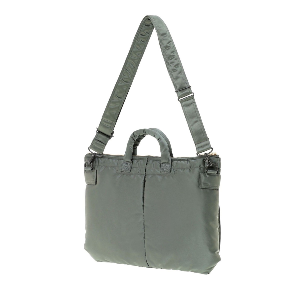 PORTER TANKER SHORT Nylon HELMET BAG 622-26110 Sage Green Yoshida
